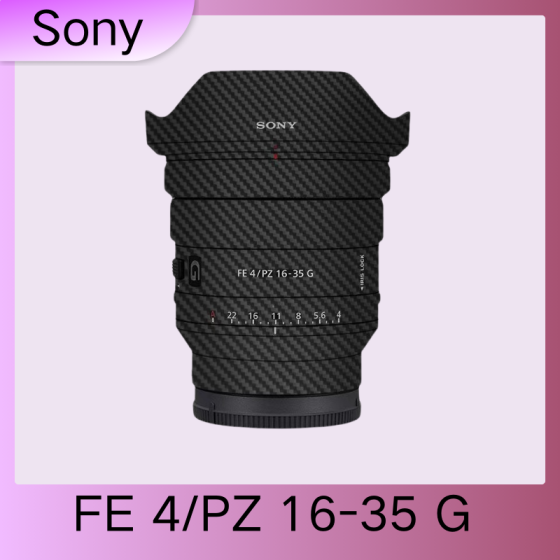 Lentes Sony FE16-35F4 G PZ  - Pele câmera, adesivo câmera - com alta resistência a arranhões, à prova d'água e com design elegante.